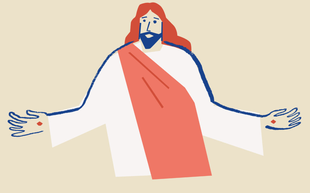 Jesus med händer
